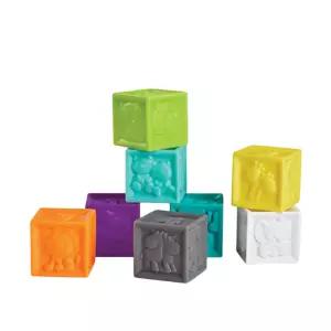 6개월아기 감각발달 스퀘어 블록완구 8P 두뇌자극 성취감 놀잇감