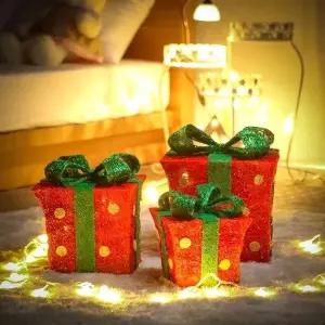 3종 크리스마스 선물상자 장식세트인테리어소품_18986663_667501