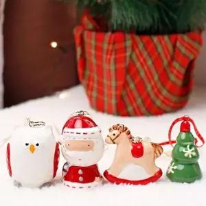 크리스마스 트리 걸이 장식품 4p 인테리어 장식 소품_18946995_667501