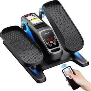 책상 밑 타원형 기계 리모컨이 있는 다리 운동기 전기 수동 조절 속도 12회 및 자동 3회 노인 성인 가정