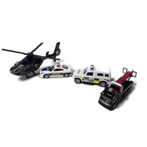 남아선호 풀백기능 경찰차놀이 4종세트 직업체험 유아교구 학습