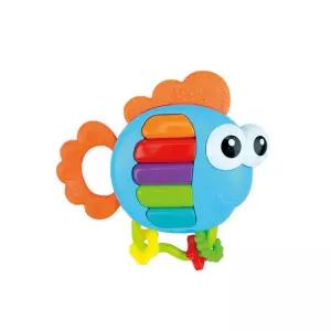 3개월 아기피아노 5건반 물고기장난감 실용음악 연주회 소리나는