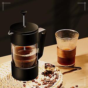 [2개구성] 추출기 학교 교실 학원 티 플런저 콜드브루만들기 프렌치 여과기 프레스 메이커 NWFHP2WB