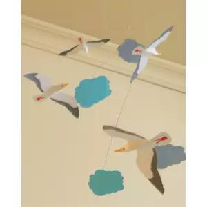 아이방 인테리어 감성모빌 바다위 갈매기 자극놀이 지인선물 출산선물 손주선물