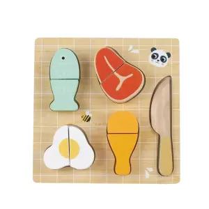 감각발달 아기퍼즐 음식썰기 나무블록 어린이선물 시장 주방