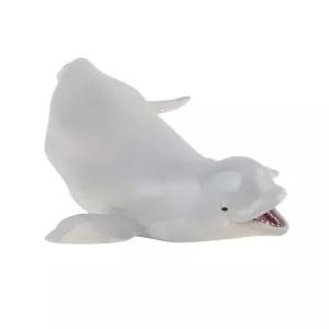 바다의 카나리아 흰고래 벨루가피규어 생물 모형 동물