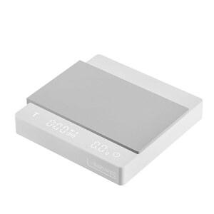 미니 커피 저울 2kg 0.1g 충전식 타이머 화이트