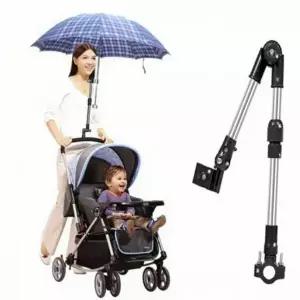 유모차 우산 거치대 자전거 우산 거치대 관절형 휠체어 양산 전동차