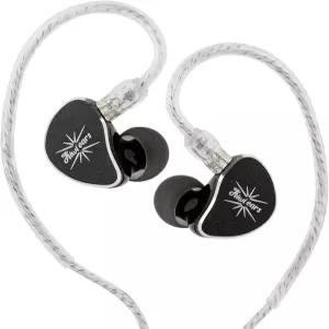 하이픽스 오디오 키위 이어스 벨 인이어 모니터 10mm DLC 다이어프램 드라이버 이어폰 분리형 실버