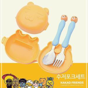 [2개구성] 프렌즈 친구들 올인원 페이스 수저포크케이스세트 카카오 LW3544D8