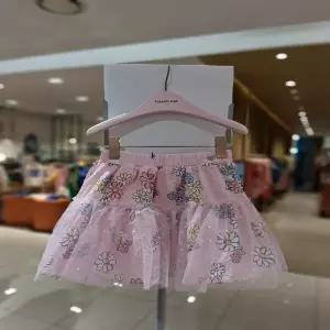 (프렌치캣) 핑크 꽃나염 스커트 Q62DAS020