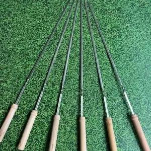 바베큐 꼬치 스테인리스 꼬치 캠핑용 아웃도어 휴대용 재사용 웨이브