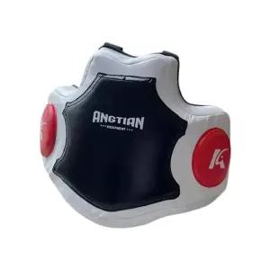 몸통 보호대 무에타이 복싱 태권도 가슴 보호구 PU 마이크로화이버 두꺼운 블랙화이트