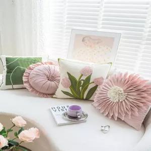 침실 쿠션 덮개 사무실 거실 패브릭 쇼파 시트 인테리어 베갯잇