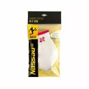 남성용 족구 전용 양말 레드 스포츠양말 운동양말