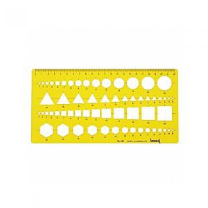 [2개구성] 매이션 산키스 애니 지도자 모형자 NO.120 종합형 스케일 제도 템플레이트 만화용품 HWEED569