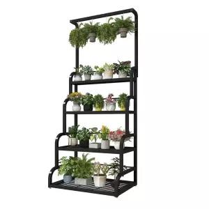 행잉 화분 진열대 행잉플랜트 블랙 테라스 거치대 화이트