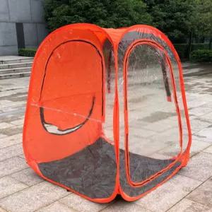 겨울 낚시 텐트 투명 동계 천막 빙어 접이식 보온 바람막이