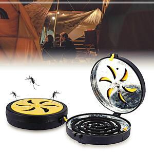 [2개구성] 케이스 모기향 꽂이 통 휴대용 거치대 AWAA78EA