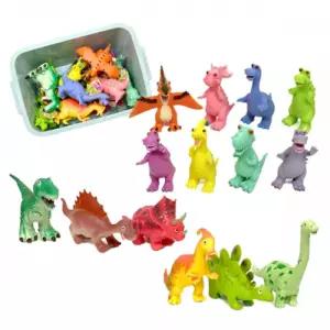 교육기관용 뉴 말랑말랑 안전 공룡 14종 캐릭터동물 동물모형 학습용 수집용