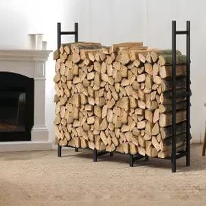 장작 거치대 땔감 보관함 수납 철제 캠핑장 화목난로 불멍 창고