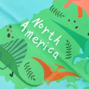 [베스트TOP100]벽걸이형 세계지도 공룡 유치원 인테리어 교구