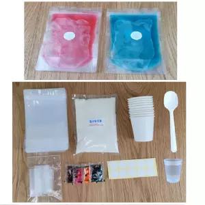 시온용액 온도 색변화 흡열반응 에어컨 쿨팩 5인세트 이동속도 만들기