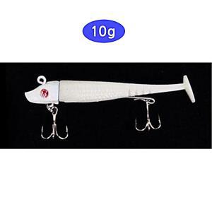 [2개구성] 루어 바다낚시 갈치 10g 삼치미끼 지그헤드 낚시 웜 FAW65DBB4