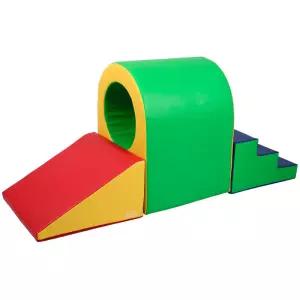 국산 실내 체육교구 방염 항균 빅터널 계단 블록 매트 체육매트 체육활동 운동회