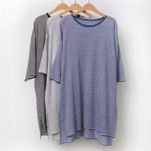 빅사이즈사랑해요 A075L104 보트홀가 얇은단니트 EB (6856961A)