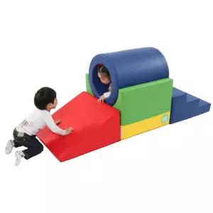 국산 영유아 체육교구 안전소재 터널 언덕 PU 매트 신체활동 수업매트 놀이매트