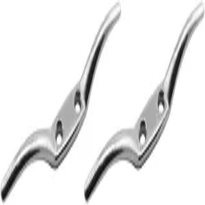 보트 요트용 2pcs 스테인리스 깃대 로프 클리트 6인치 계류