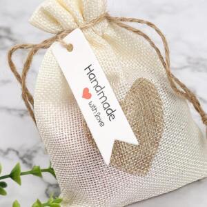 [2개구성] 화이트 리본 100p 텍종이 택종이 의류텍 상품텍 프라이스텍 AEWBBC5CA