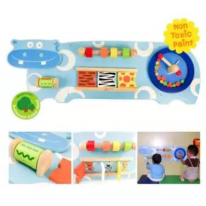 대근육발달 하마모양 창의학습 벽걸이교구 감각발달 눈n손협응력 학습놀이