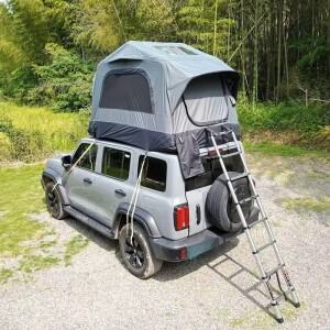 2026 휴대용 옥스포드 자가 운전 차량용 인플레이터블 루프 텐트 오프로드 다목적 캠핑 사계절 방수