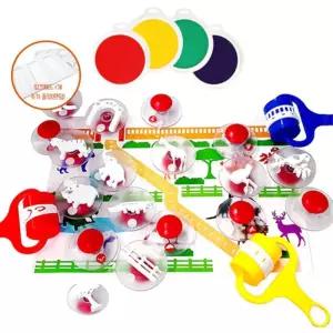 정글x배경x잉크 도장 스탬프n롤러 26종 세트 호기심up 상상력발달 집중력up