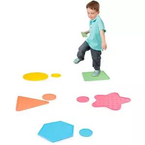 유아 감각발달교구 센서리 촉각 매트 10P 오감놀이 촉각매트 즐거운자극 기관용