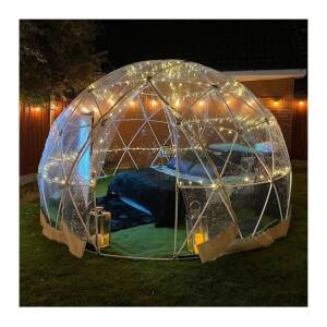 저렴한 투명 PC 지오데식 버블 돔 텐트 - 환기 설계 글램핑 가정 및 리조트 사용에 적합