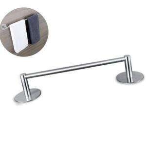 [2개구성] 부착식 수건걸이 약40cm 선반 행거 스텐 수건 욕실용 수건대 욕실정리용품 거치대 EW85DAF3