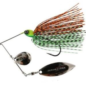 [2개구성] 서스펜드타입 1/4oz A005 쉐드 채비 겨울 스트레이트 스피너베이트 배스 루어 웜 EW85F322