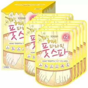 [셀러허브]소프리스 허니파라핀 풋스파 마스크 10매 (S27423576)