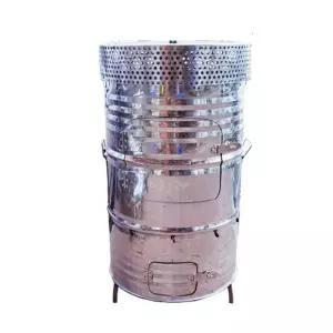 스텐 소각난로 공사현장 드럼통 연통 연소기 화덕소각장