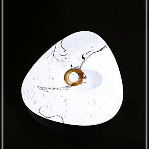 [2개구성] KNPD 지구모형 모기향거치대삼각형화이트 1개WZ_150 학교 교실 학원 관공서 KW9275F0