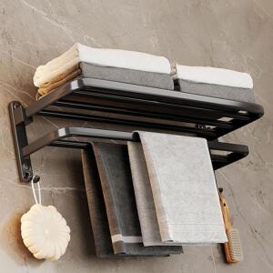 [2개구성] 호텔식 악세사리 세트 화장실 수건선반 무타공 수건걸이 용품 AEWC9C762