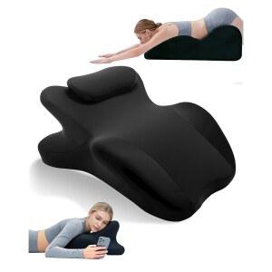 스위트 스팟 베개, 커플 수면을 위한 폼 쿠션, 허리, 수 침대 27 집에서 있는 메모리 베개 편안하게 목, 등받이 웨지 블랙 다기능 사용할 지지 다용도 - 인체공학적