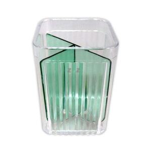 [2개구성] IS 황보사 팬시꽂이 정사각 유리보관함 장식소품 홈인테리어 AW90E488