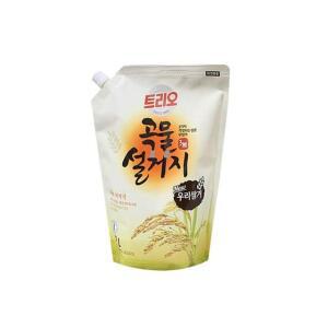 [2개구성] IS 트 곡물설거지 우리쌀겨 1.2L 세정제 후드클리너 렌지클리너 세제 주방 AW913BA7
