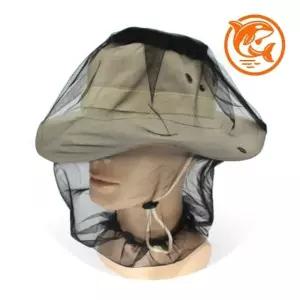 ( )야외 캠핑 필수 모기 방지 헤드넷 얼굴 보호망 여름 턱밑 조절 가능