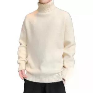 폴라티 따뜻한 목티 루즈핏 겨울용 목폴라 골지 긴팔