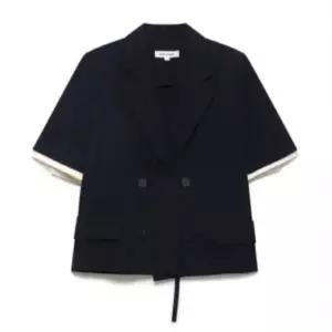 [롯데백화점]나이스클랍 WOW 반소매 뒷트임 자켓N252MWJ403